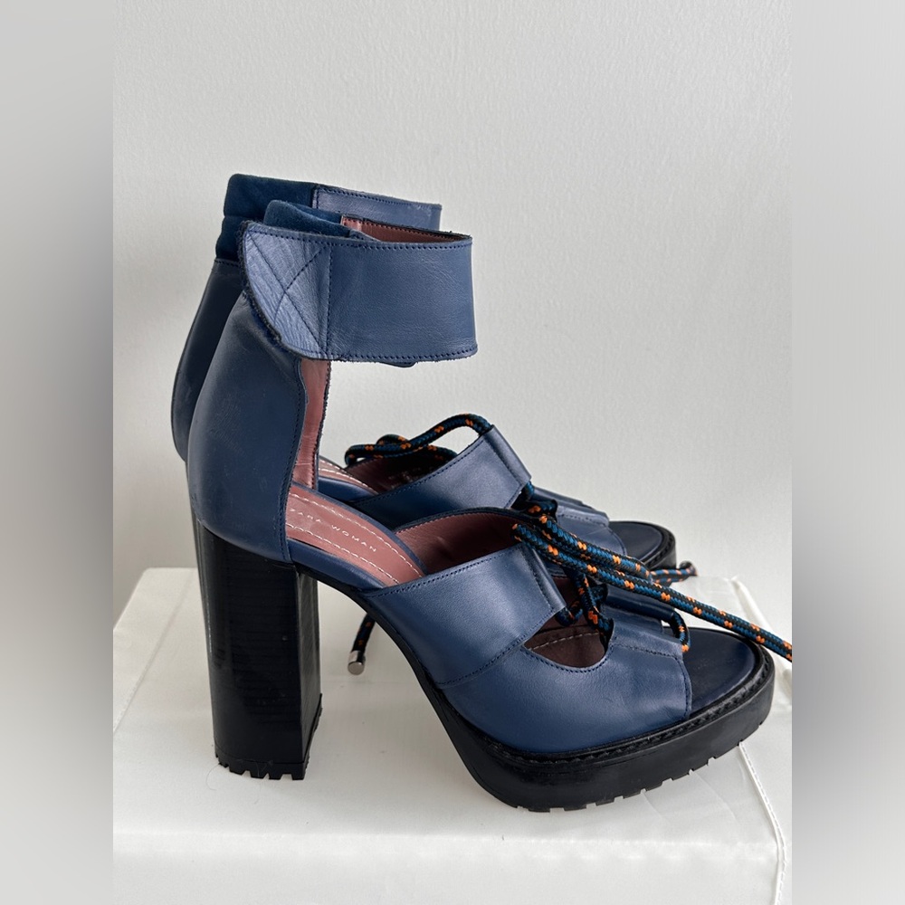 ZARA Platform Lace-Up Heels - Women’s Size 8 - Excellent Condition